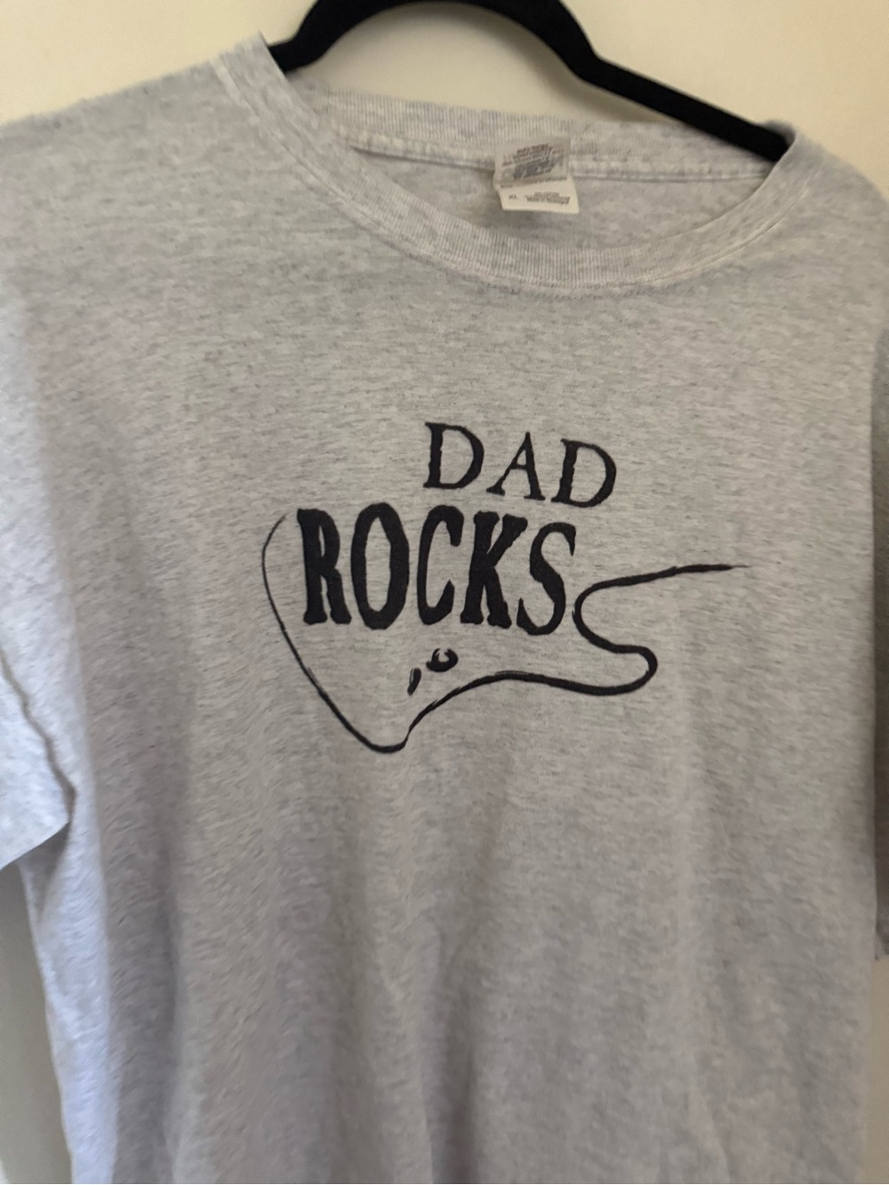 “Dad Rocks” Gray Tee - Picture 2 of 5